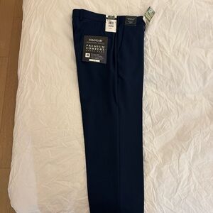 Haggar Men’s Dark Navy Dress Pants